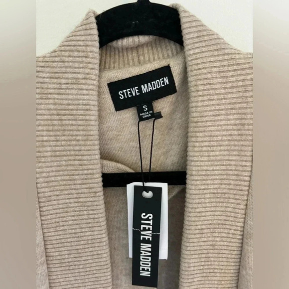 Steve Madden Marla Open Front Long Cardigan NWT - Picture 5 of 9